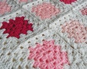 Pink Patchwork Baby Afghan - The Scrappy Pink Blanket