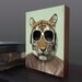 The Cool Tiger - Wood Block Print