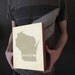 I Love Milwaukee 8x10 Wood Block Art Print - Wisconsin City State Heart