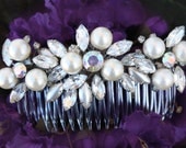 Wedding Hair Accessories,Bridal Pearl Hair Comb,Bridal Hair Comb,Wedding Hair Comb,Pearl Headband,Pearl Headpiece,Bridal Hair Accessories