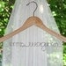 Bridal Party Wedding Hangers, Personalized - Lady of Honor - Custom Finish