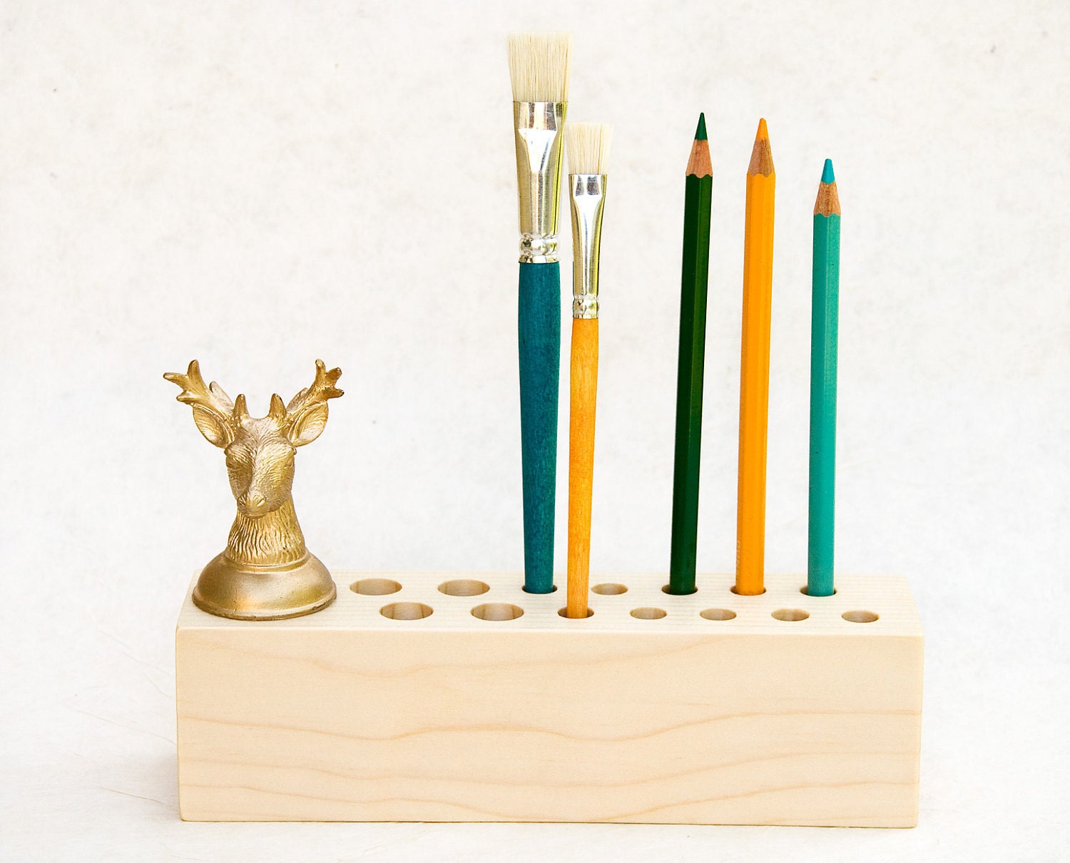 Desk Organizer Salvaged Wood Pen Holder Pencil Holder Office Organizer FINE STEVE