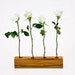 Wood Vase  Reclaimed Wood Decorative Bud Vase Centerpiece VIOLET (Limited Edition)