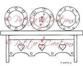 Country Heart Shelf