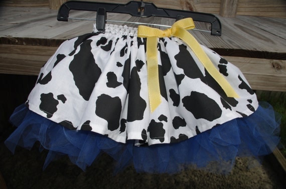 Jessie the Cowgirl Inspired Tutu Twirl Skirt