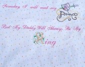 Custom Baby Blanket My Daddy is My king free ship