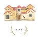 RESERVED for Wesley Fuller: Custom Illustrated House Portrait