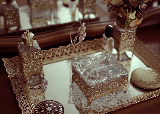 Grandma's dresser - 5x7 photograph - romantic fine art print