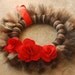 Sassy Leopard Tu-Tu Tulle Wreath with Oversized Red Roses- READY TO SHIP