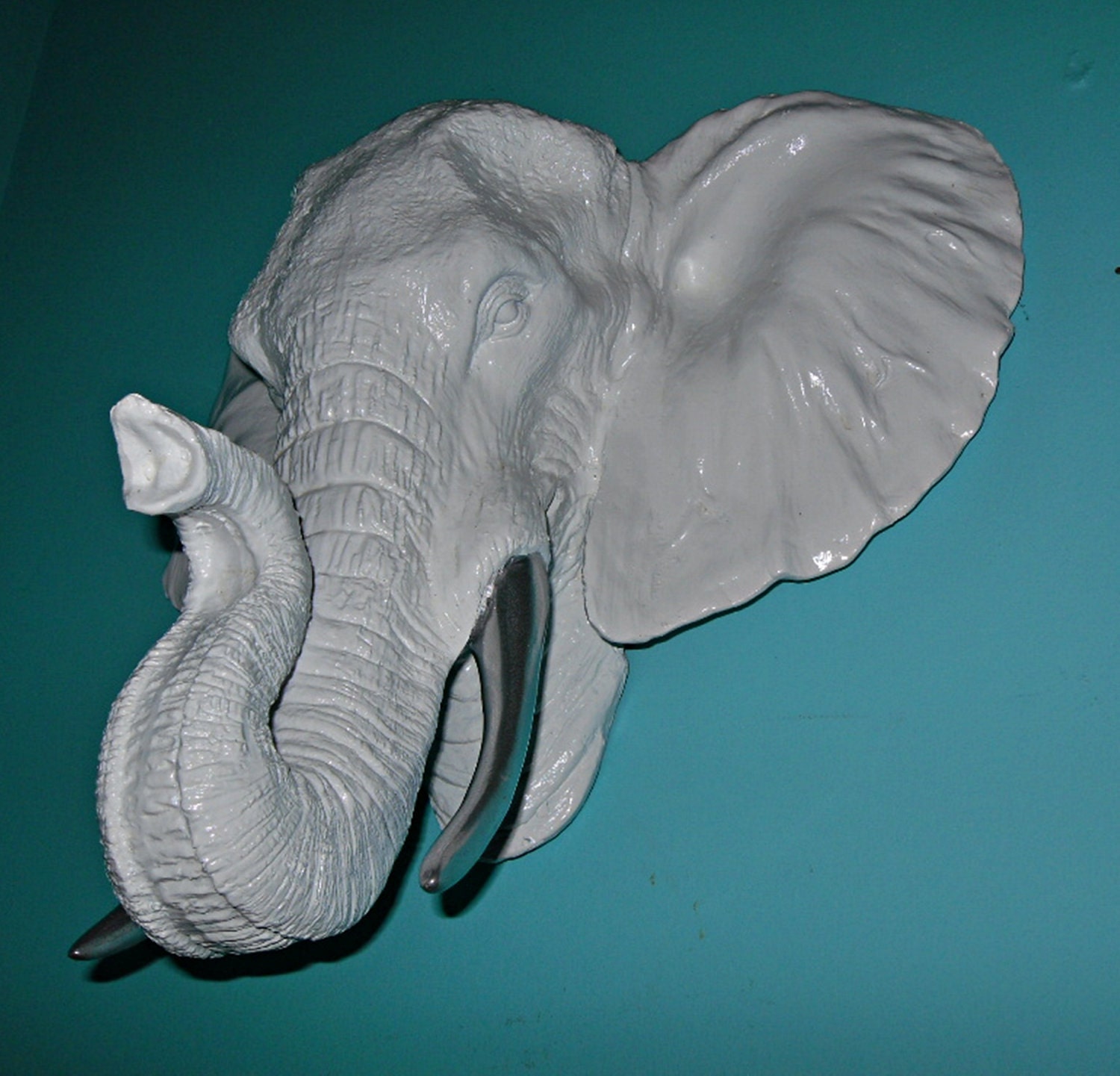 Faux Taxidermy Elephant Head / Wall decor