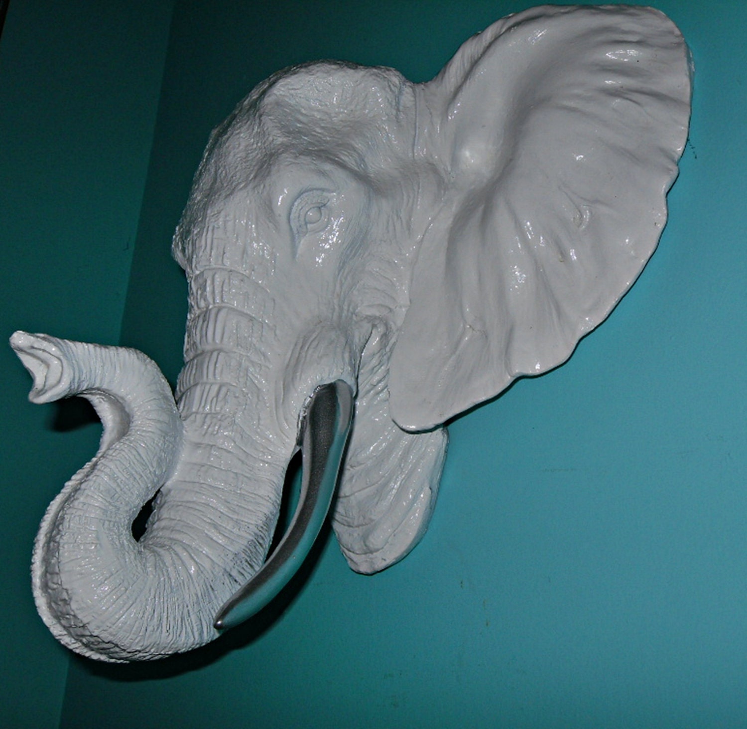 Faux Taxidermy Elephant Head / Wall decor
