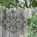 Metal Wall Decor/ Fleur De Lis / Patio / Indoor / Outdoor Wall decor / Wrought Iron Wall decor / Shabby Chic Decor