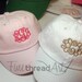 INFANT Baseball Cap with Name or Monogram for Baby Boys or Girls Personalized