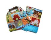 Baby Boy Burp Cloth and Bib Gift Set with Dinosaurs