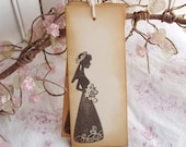 Bride Wedding Wishing Tree Tags, Vintage Inspired, Wish Tags, Large Tags