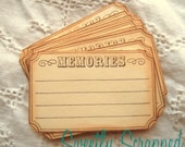 MEMORIES Journaling Box -Lined -Vintage Inspired, journaling, scrapbooking