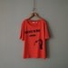 Made to Order, Orange "Fear Eats the Soul" T-shirt, Screenprinted in Navy /  M L XL Only