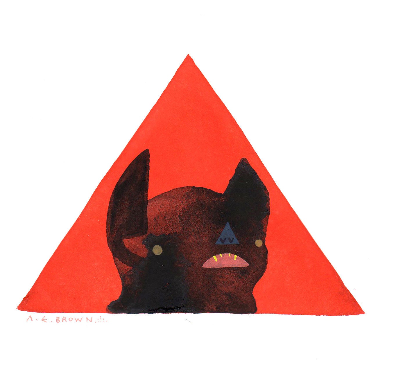 Little Squeeno Bat . print