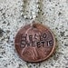 Dr Who Stamped Penny (choice of keychain, necklace or cell charm) -Made to Order-