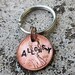 Dr Who Stamped Penny (choice of keychain, necklace or cell charm) -Made to Order-