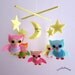 Baby Crib Mobile - Baby Mobile - Mobile - Crib mobiles - Felt Mobile - Nursery mobile - " Good Night Owls" design