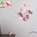 Baby Crib Mobile - Baby Mobile - Mobile - Crib mobiles - Felt Mobile - Nursery mobile - Light grey and Pink Owl (Custom Color Available)