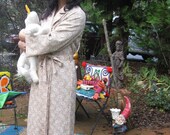 Sixties Work From Home Wrap Robe