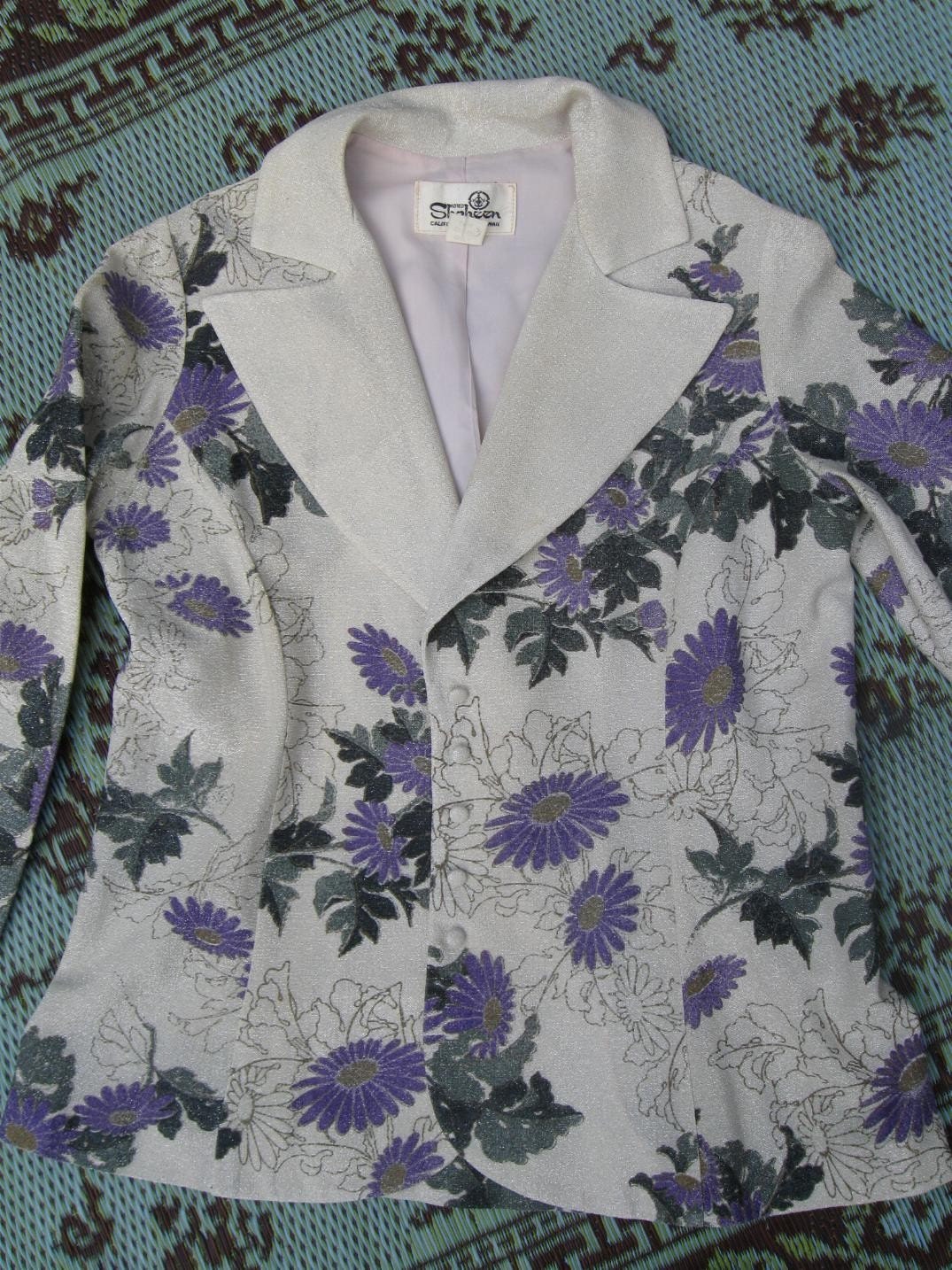 70s Alfred Shaheen Glitter Gal Jacket