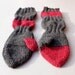 Long gloves - handknitted soft superlong gloves- SAMPLE