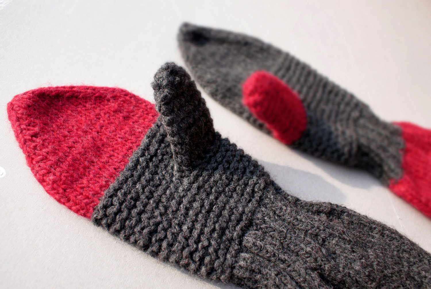 Long gloves - handknitted soft superlong gloves- SAMPLE