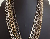 Surfer Girl, Chunky Gold Chain Necklace