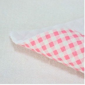 quilted 8mm check cotton 1yard (43 x 35 inches) 21964 pink