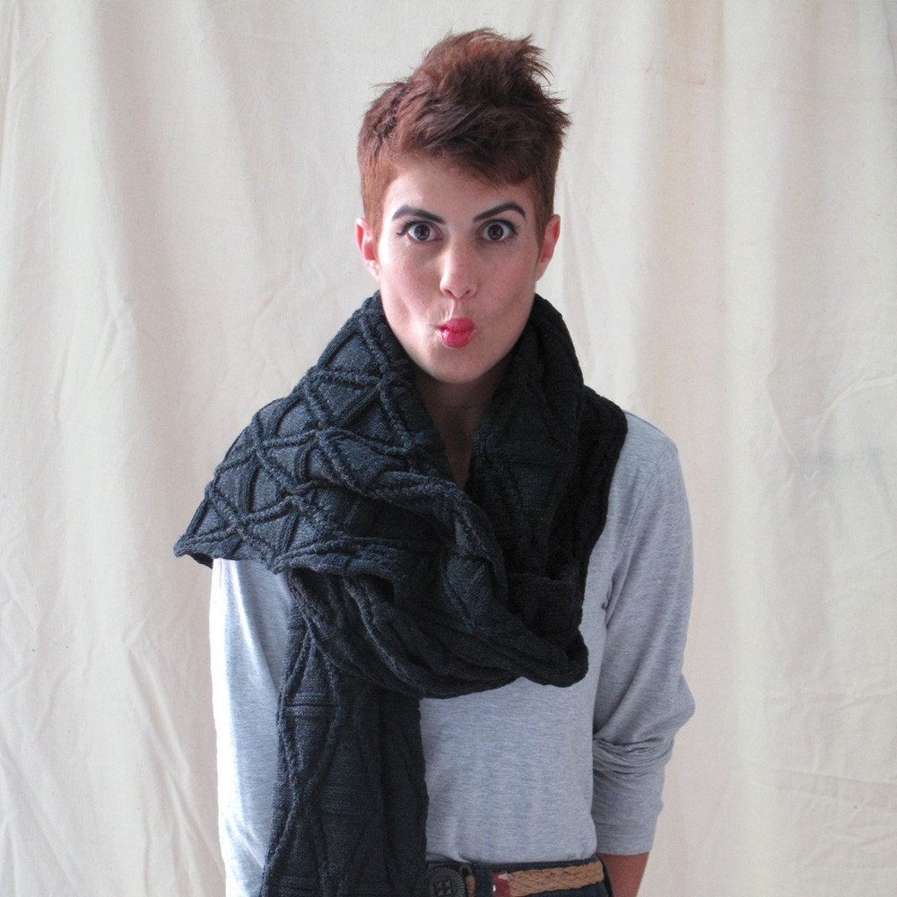 Infinity women scarf- merngo grey