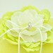 Ring Pillow - Yellow and Green