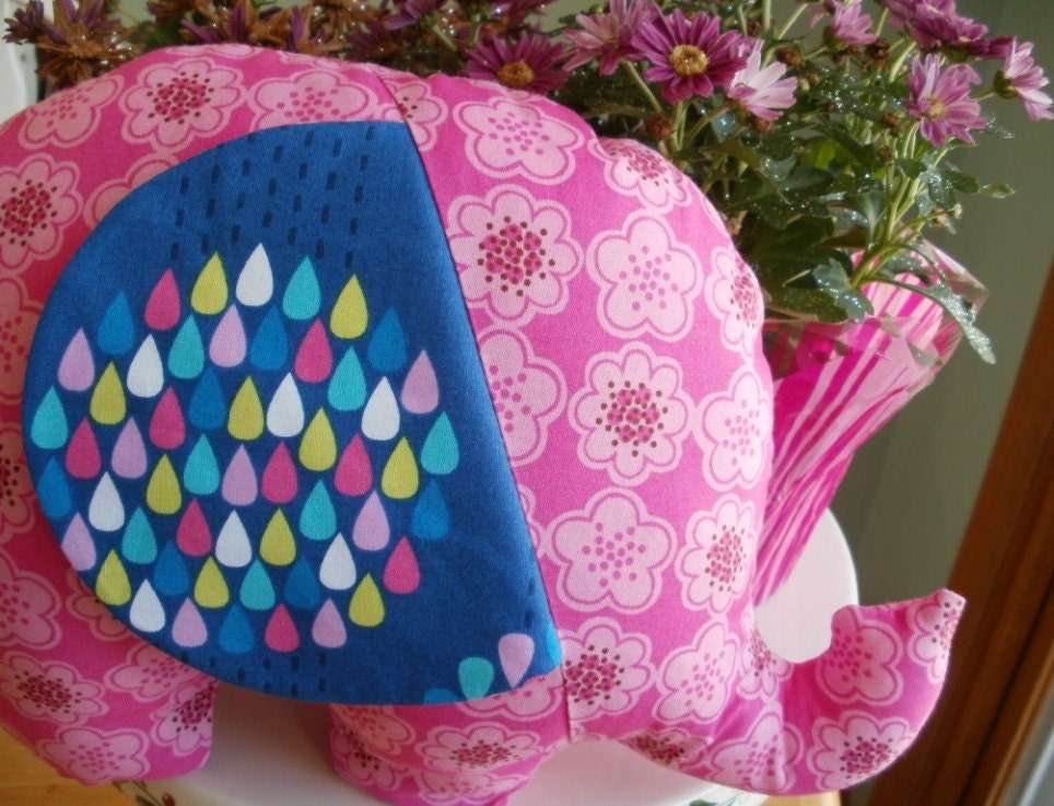 Baby Girl Elephant Softie - Pink Summersault