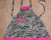 Kids Zebra Apron