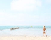Girl and swimming pool in Granville