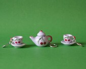 Stitchmarkers - Tea Set - Cherries - Stitch Markers