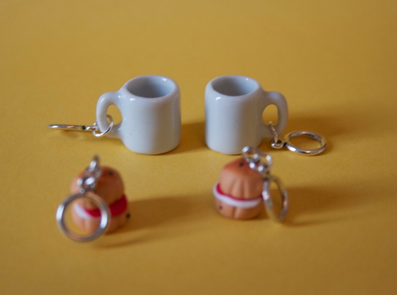 Stitchmarkers - Coffee Break - Mugs & Scones - Stitch Markers