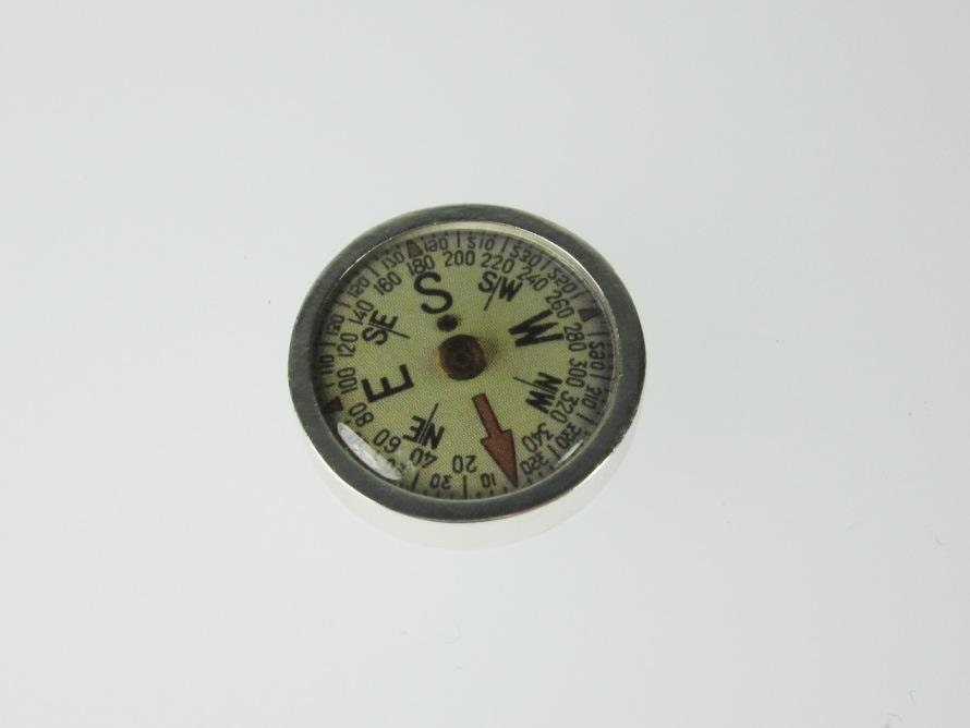 Magnetic Compass Photo Cuff Links Cufflinks