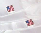Magnetic American Flag Patriotic Cuff Links Cufflinks