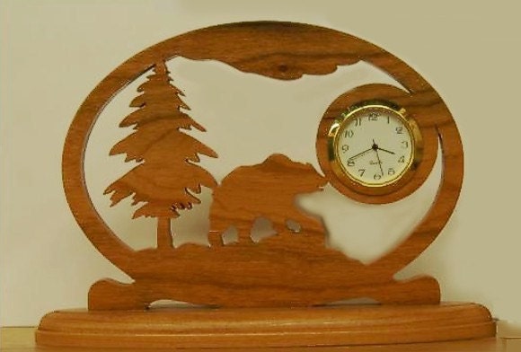 Cherry Bear Clock  (FREE SHIPPING)
