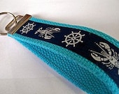 Preppy Wristlet Keyfob Key Chain