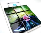 Hipstamagnets: 3 x 3 Picture Puzzle. Resin Photo Magnets (static globe)