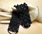 Black Beaded Bracelet