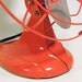 Vintage Electric Fan orange spider web cage