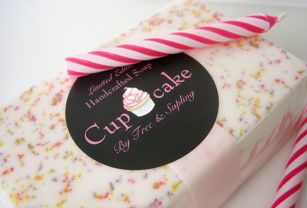 NEW Cupcake Shea Butter Soap Bar, 4 oz.