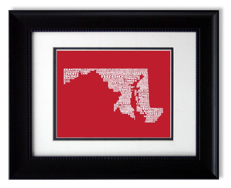 State of Maryland - The Free State Poster Print