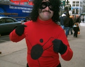 Italian Spiderman costume shirt - hand-painted