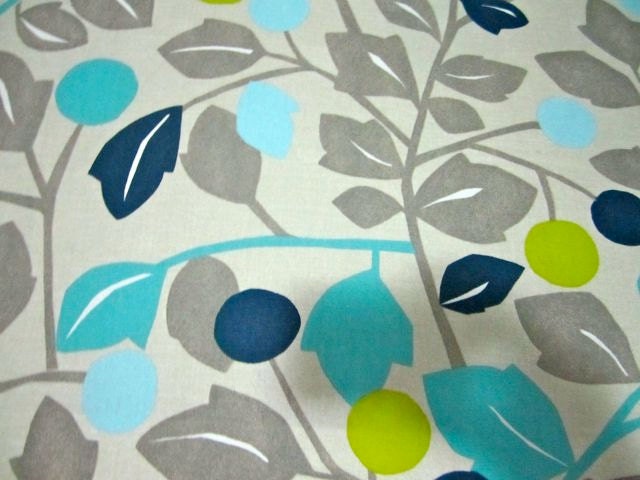 Retro Blue Fabric
